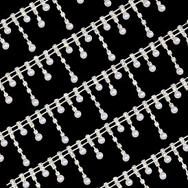 Круглые хрустальные стеклянные цепочки со стразами, отделка поддельным бриллиантом, с картонной карточкой