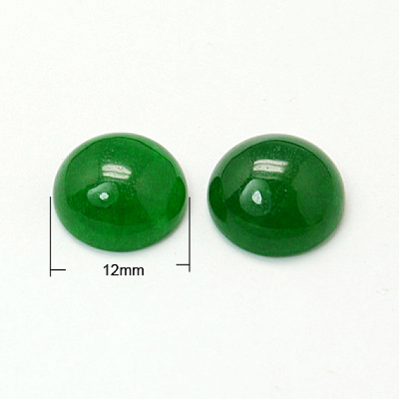 Gmestone кабошонов, полукруглый, 12x5 мм