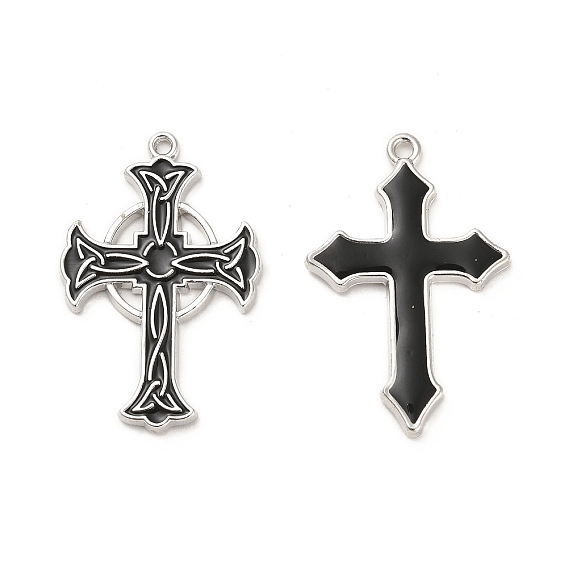 Сплавочные подвески тибетского стиля, крестик