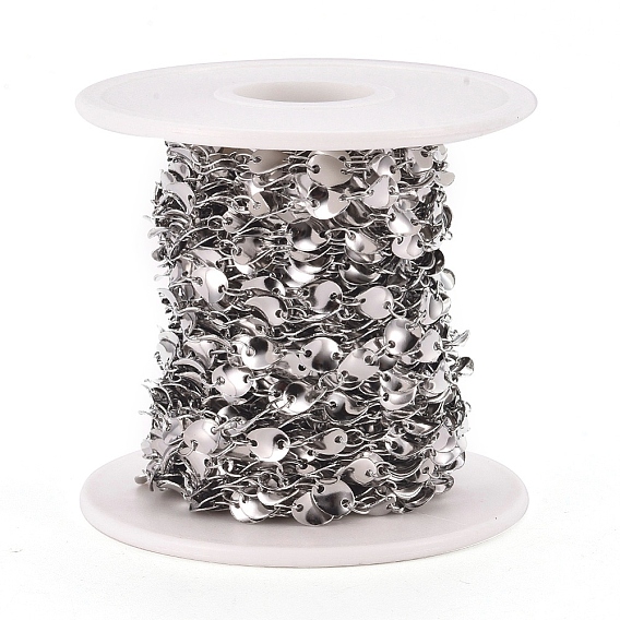 Ионное покрытие (ip) 304 цепочки из нержавеющей стали со скрученными звеньями, несварные, с катушкой