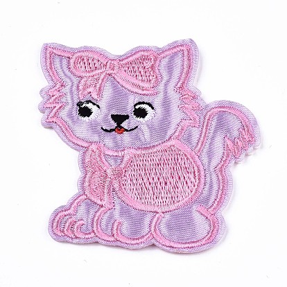 Computerized Embroidery Cloth Iron On/Sew On Patches, Costume Accessories, Appliques, Cat