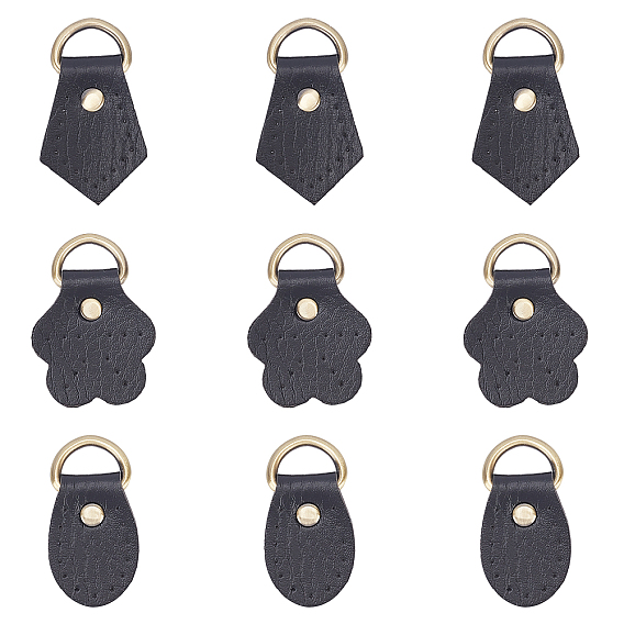 PU Leather Bag Accessories, with Alloy Finding