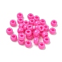Opaque Plastic Beads, Barrel