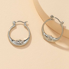 Серьги-кольца из лунного сплава