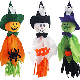 Halloween Theme Ghost Hanging Display, Party Decoration, Decorative Props for Garden, Home