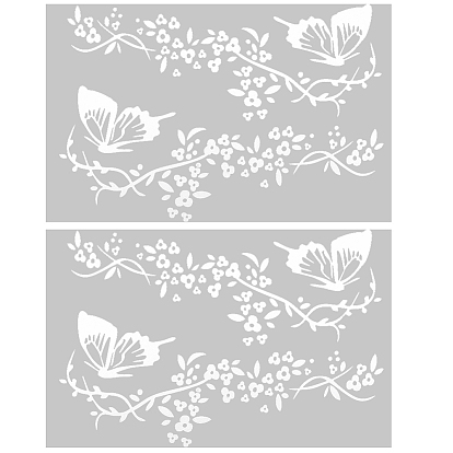 ПВХ мультяшные самоклеящиеся наклейки на машину, водонепроницаемые цветочные бабочки декоративные наклейки для автомобиля для украшения автомобиля