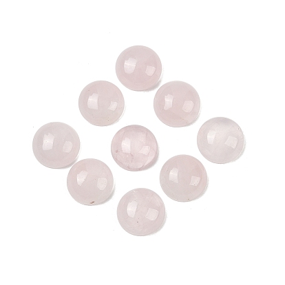 Природного розового кварца кабошонов, полукруглые / купольные