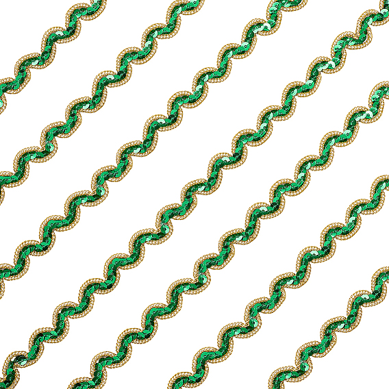 1лента с волнистыми пайетками из ПК, кружевной отделкой, аксессуары для одежды