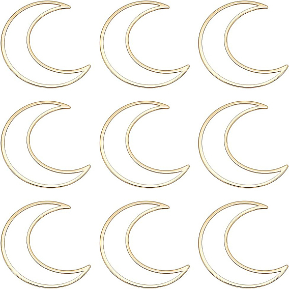 Латунные соединительные колечки, луна