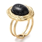Ионное покрытие (ip) 304 кольцо из нержавеющей стали, регулируемые кольца из синтезированных драгоценных камней, овальные