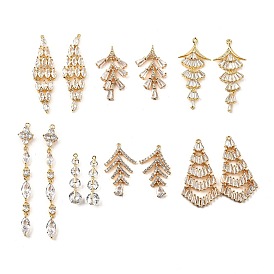 Латунные микро проложить кубического циркония подвески