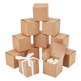Folding Square Kraft Paper Mailer Boxes