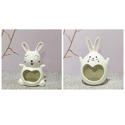 Easter Theme Porcelain Candle Holder, Candlestick Stand