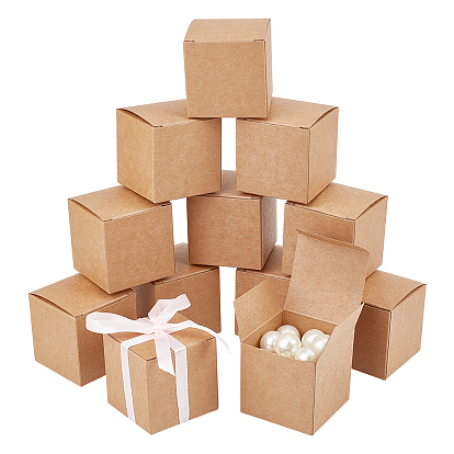 Folding Square Kraft Paper Mailer Boxes