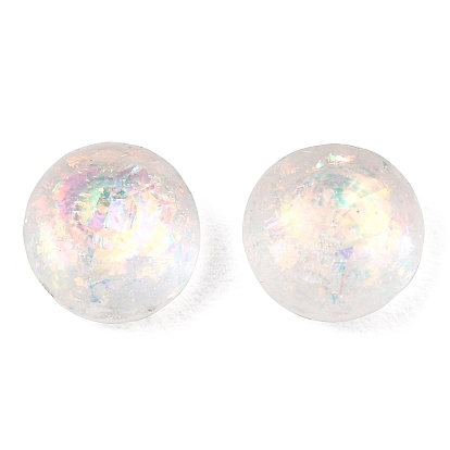 Resin Imitation Opal Cabochons, Faceted Cone