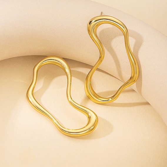 304 серьги-гвоздики из нержавеющей стали