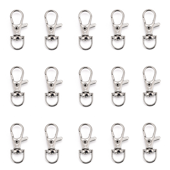 20железные поворотные застежки-лобстеры, поворотный карабин-лобстер