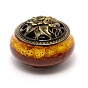 Porcelain Incense Holder, Ice Crack Style Ceramic Censer, for Home Office Decor