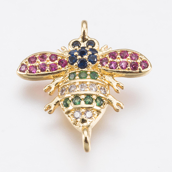 Латунные микро проложить кубических ссылки циркония, насекомое, красочный