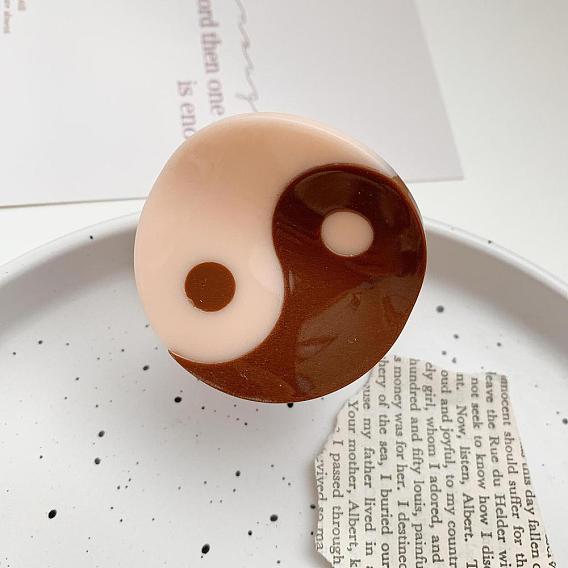 Китайская заколка для волос тай-чи с инь янь весна, зубы акулы и дизайн уксусной кислоты