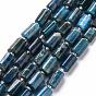 Natural Apatite Beads Strands, Faceted, Column