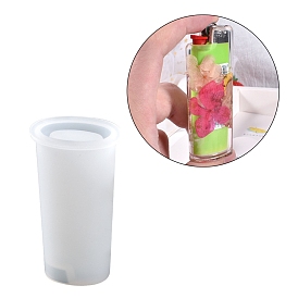 DIY силиконовая зажигалка защитная крышка держателя формы, формы для литья смолы, для уф-смолы, изготовление ювелирных изделий из эпоксидной смолы