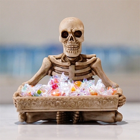 Resin Display Decorations, for Home Decoration, Skull