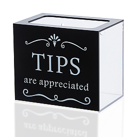 Акриловые коробки для хранения пожертвований, банка предложений, прямоугольные