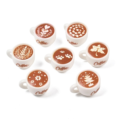 Непрозрачные подвески смолы, кофе латте