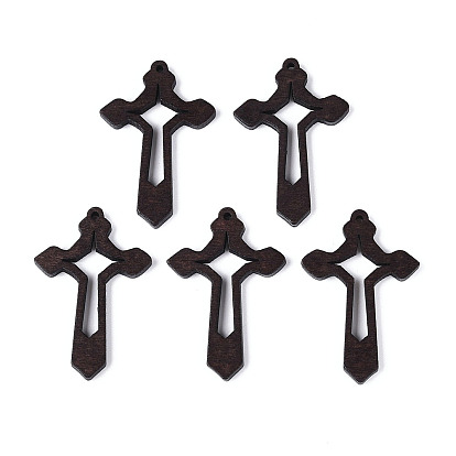 Религиозные деревянные подвески, крестик