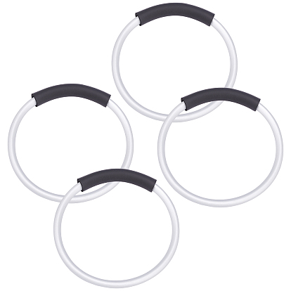 4Asas para bolsas de aluminio con forma de anillo redondo, con Eva, para accesorios de reemplazo de bolsas