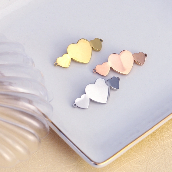 304 подвески из нержавеющей стали, тройное сердце