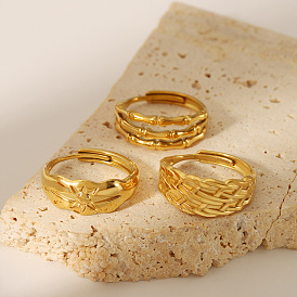 304 регулируемые кольца из нержавеющей стали для женщин