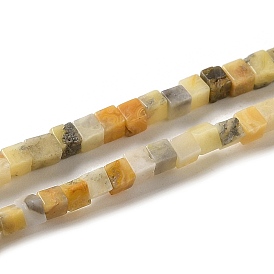 Natural Crazy Lace Agate Beads Strands, Cube