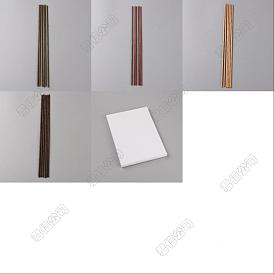 4 Colors Fiber Diffuser Replacement Sticks, Fragrance Refill Reed Sticks, Rattan Sticks