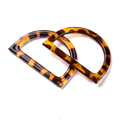 Пластиковая ручка кошелька в форме d, для сменных аксессуаров ручек для сумок