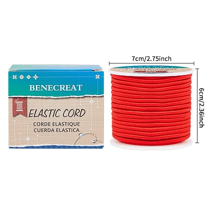 Elastic Cord, Polyester Outside and 30~40 Ply Latex Core