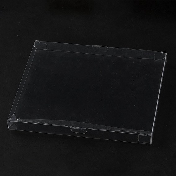 Caja de regalo plegable de PVC para almacenamiento, Rectángulo
