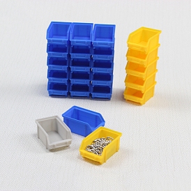 Plastic Miniature Ornaments, Micro Landscape Dollhouse Accessories, Storage Rack