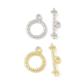 Застежки-тоглы из текстурированного кольцевого сплава, без кадмия и без свинца, стойки покрытие