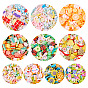 2800 шт. 10 стили кабошоны из полимерной глины ручной работы, с пластиковым, разнообразные
