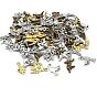 Tibetan Style Alloy Pendants, Bird, 17~62.5x8~48.5x1~8mm, Hole: 2~4mm