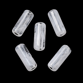 Abalorios de acrílico transparentes, columna