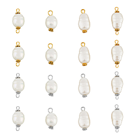 Набор для поиска поделок для изготовления ювелирных изделий, в том числе 80шт 8 стили подвески и подвески из акриловой имитации жемчуга, С результатами железа и сплавов