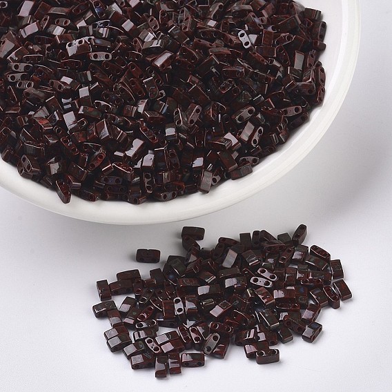 Миюки половина бусины тила, японский бисер, 2 отверстие, непрозрачные цвета пикассо