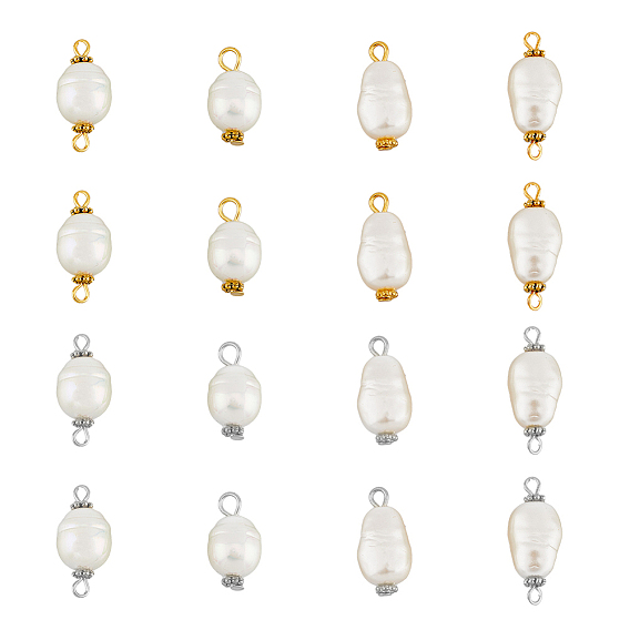 Набор для поиска поделок для изготовления ювелирных изделий, в том числе 80шт 8 стили подвески и подвески из акриловой имитации жемчуга, С результатами железа и сплавов