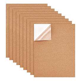 Cork Sheets, Rectangle Coaster Cork Backing Sheets for Wall Decoration, Party