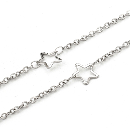 304 кабельные цепи из нержавеющей стали, со звездообразными звеньями 201 из нержавеющей стали, пайки, с катушкой