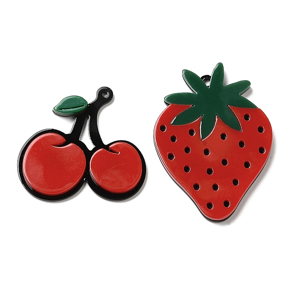 Непрозрачные акриловые подвески