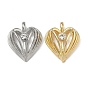 Подвески из сплава и страза, сердце прелести, без свинца и без кадмия